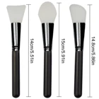 Силиконовая грязевая кисть для лица, 3 шт.