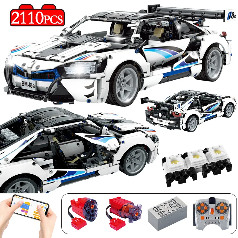 

City Competition APP RC Supercar Building Blocks Remote Control Racing Drift Vehicle Bricks Toys For Children Gifts