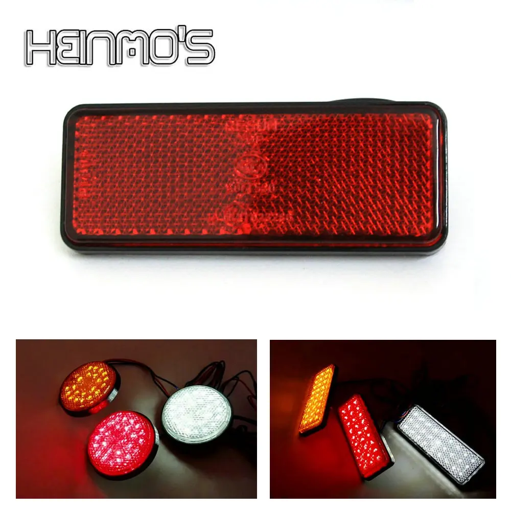 1 шт * Красный Прямоугольник len LED отражатели тормозной Светильник Универсальный