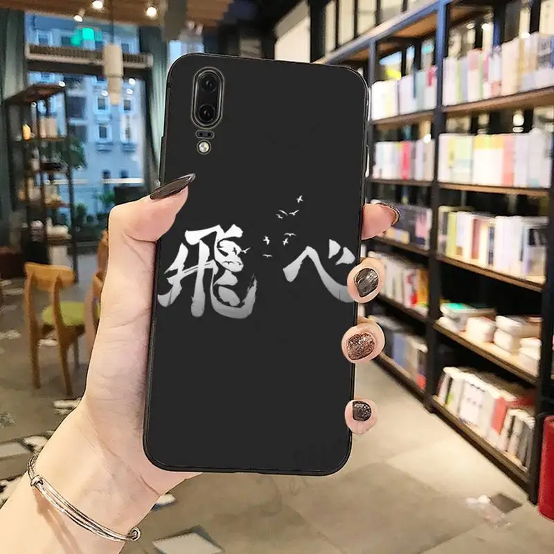 

Haikyuu Hinata Attacks Anime Phone Case For Huawei honor Mate P 10 20 30 40 i 9 8 pro x Lite smart 2019 nova 5t