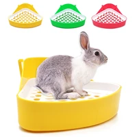 pet cat rabbit pee toilet small animal potty bowl corner clean litter trays hot sell pet animal tools