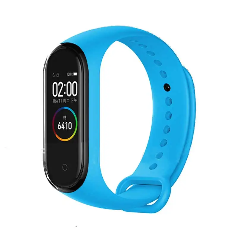 Smart Bracelet For Xiaomi on Mi Band 3 4 Silicone Strap MiBand 4 Bracelet Miband 3 Wriststrap For Xiaomi Mi Band 4 Wrist Strap