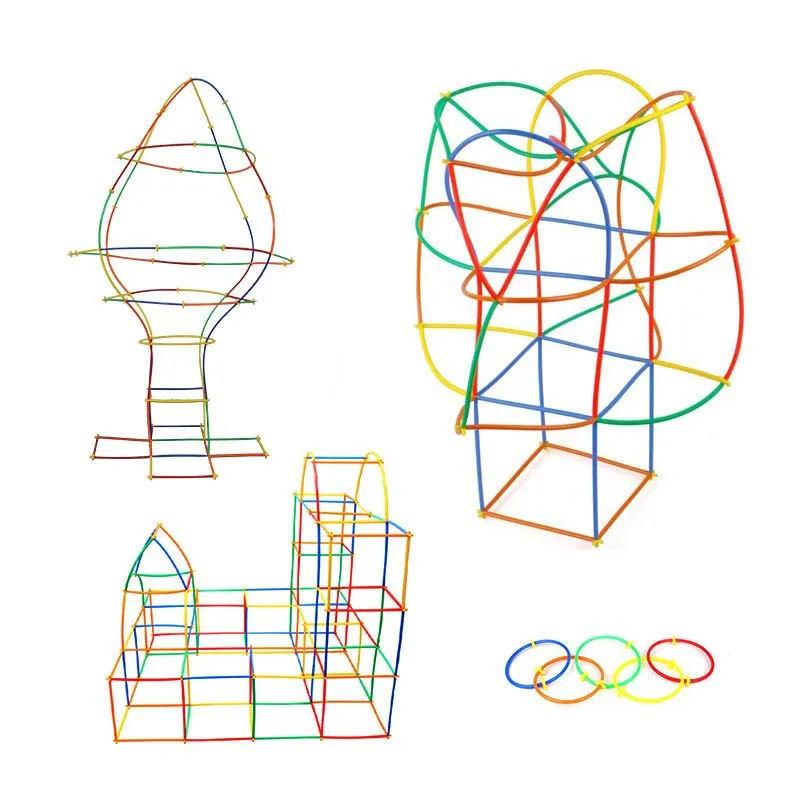 Конструктор из пластика 4D сделай сам набор игрушек креативный конструктор для