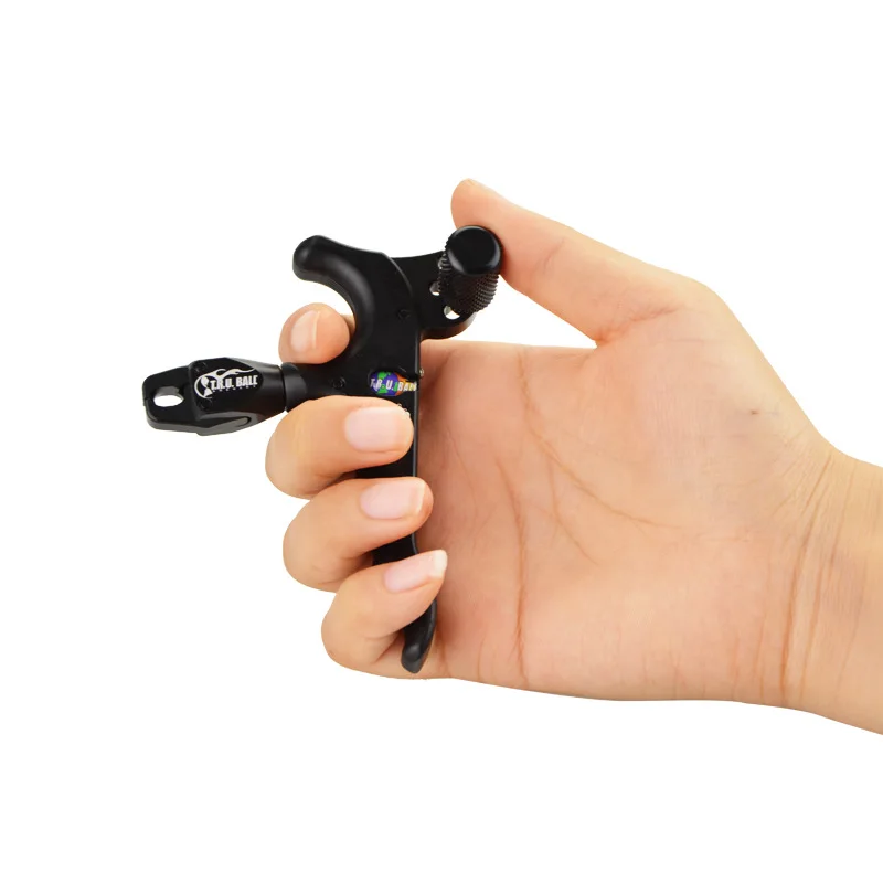 Стрельба из лука блочный лук релиз спицы большого пальца суппорт триггер 4