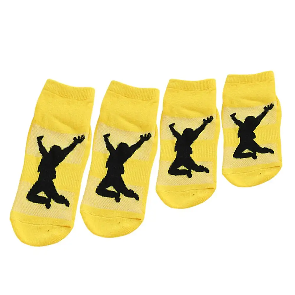 

5PCS Children's Adult Non-slip Trampoline Floor Socks Sweat Absorbent Socks Yoga Sports Socks Fitness Cotton Socks