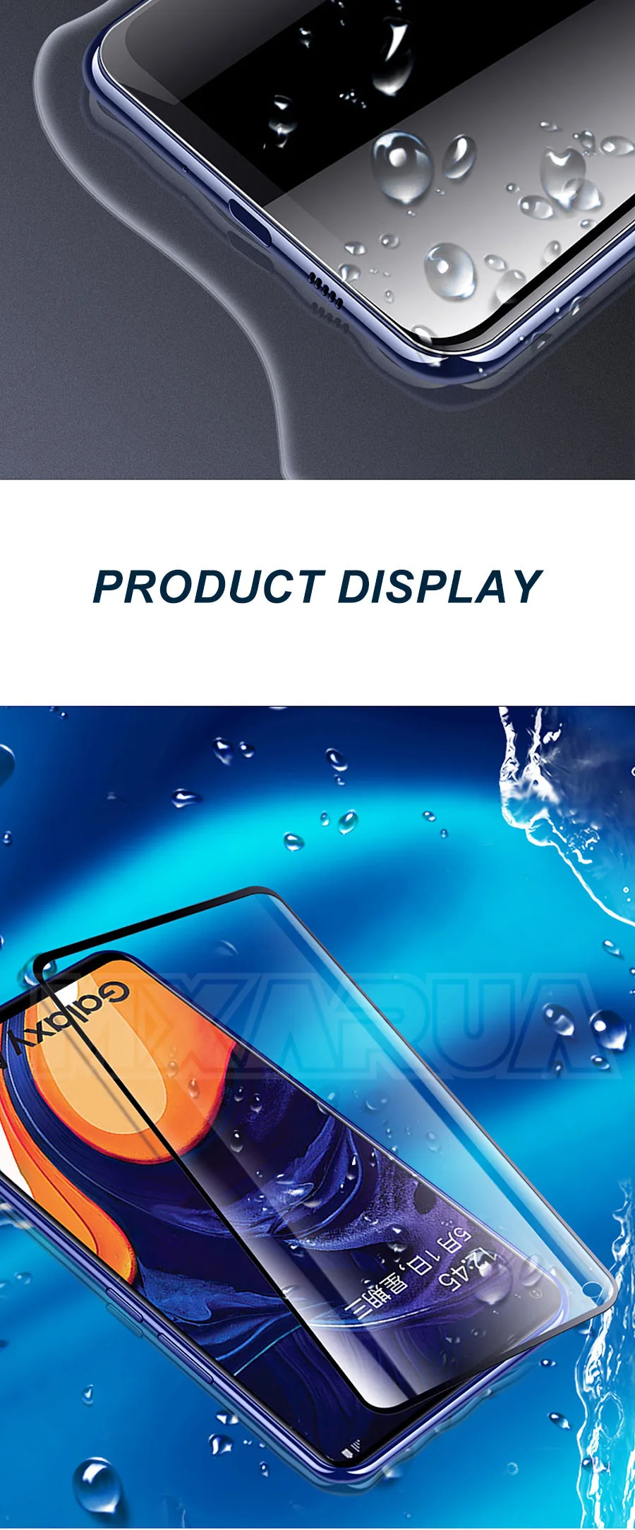 9D закаленное Стекло для samsung Galaxy A10 A20 A30 A40 A50 A60 A20E A40S Экран протектор samsung A70 A80 A90 Стекло M20 M30 M40