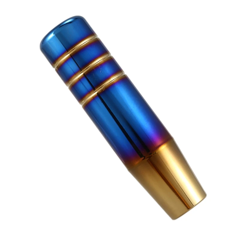 Сгоревший синий стиль золотой алюминий 13 см ручка переключения передач рычаг