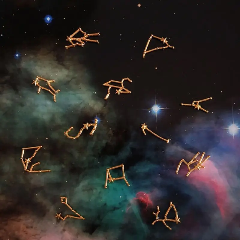 

19Pcs DIY Universe Planet Theme 12 Constellation Epoxy Resin Mold Frame Fillings