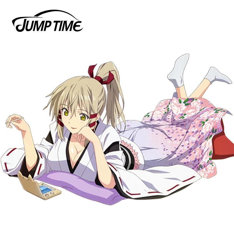 JumpTime 13 см x 8 5 милая девушка аниме Inari Konkon Koi Iroha наклейка на автомобиль 3D