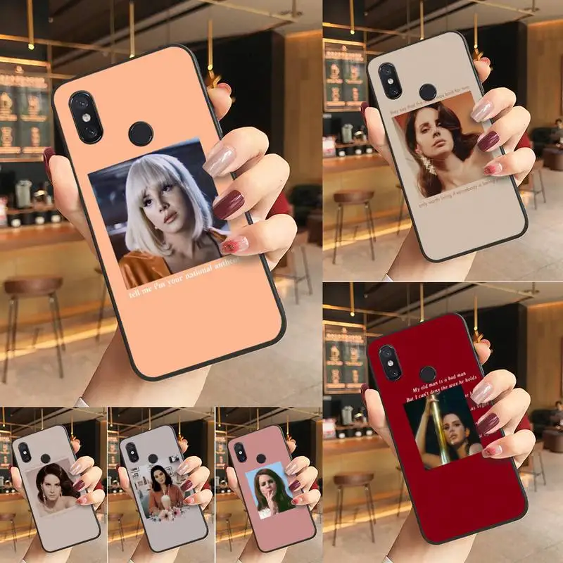 Yinuoda милая Лана Дель Рей мягкий резиновый чехол для телефона Redmi K20 Note 5 7 7a 6 8 Pro note 8T