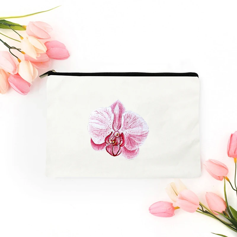 

Cosmetic Bag for Makeup Flower Bags Mini Women Storage Organizer Make Up Free Shipping Women's Travel Kawaii Pouch Handbags