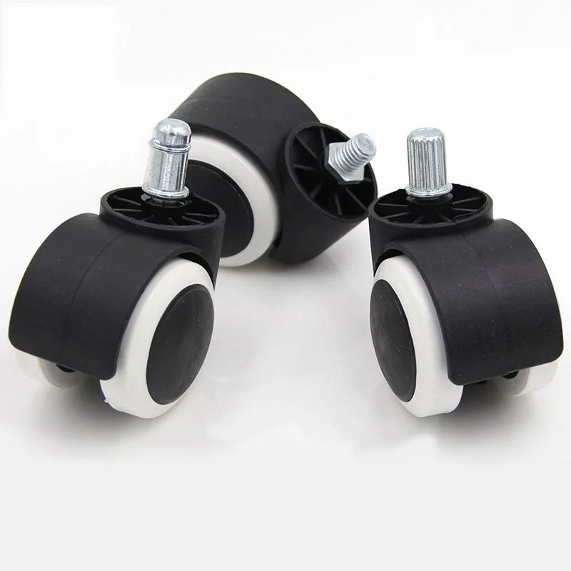 1 Набор = 5 шт. мебель компьютера ролик стула бесшумный колеса резиновые для