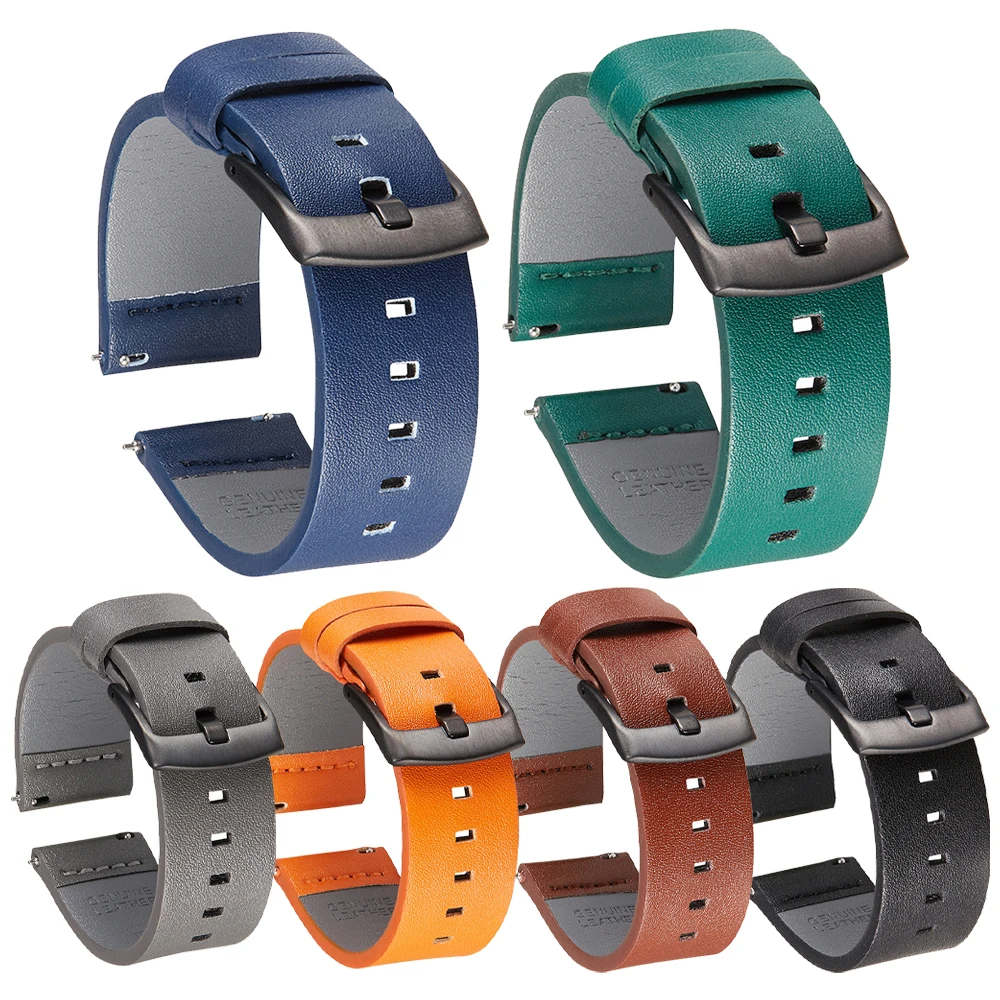 

Easyfit Leather Strap For Huami Amazfit GTR 2 2e/Stratos 3/GTR 47MM Watch Band GTS 2 mini/Bip U S Wristband Bracelet Watchband