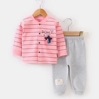newborn baby boy girl clothes toddler infant clothing set cotton new born long johns underwear spring autumn 3m 6 9 12m