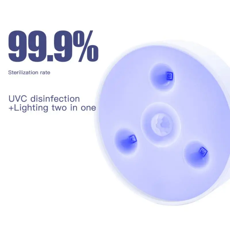 

Ultraviolet Sterilization Deodorizer Intelligent Toilet UVC UVA Lamp Household Ultraviolet Motion Sensor Night Lights