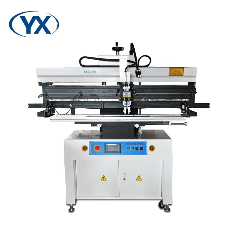 

Free Customs Tax PCB Production Line YX32125 Semi-Automatic PCB Stencil Printer