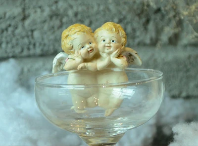 Angel and cup Креативный цветочный горшок, декор по краям, чашка, безделушка, миниатюрный, для влюбленных, ангел Амура, статуэтка, подарки, домашний декор, аксессуары, современный Сказочный Сад - Цвет: Angel and cup