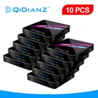 Новый X88PROX3 10 шт. Android 9,0 Smart TV Box 4 Гб 128 S905X3 Quad-Core 4K 1080P 2,4G  5G Wi-Fi голосового помощника Google комплект компьютерной приставки к телевизору