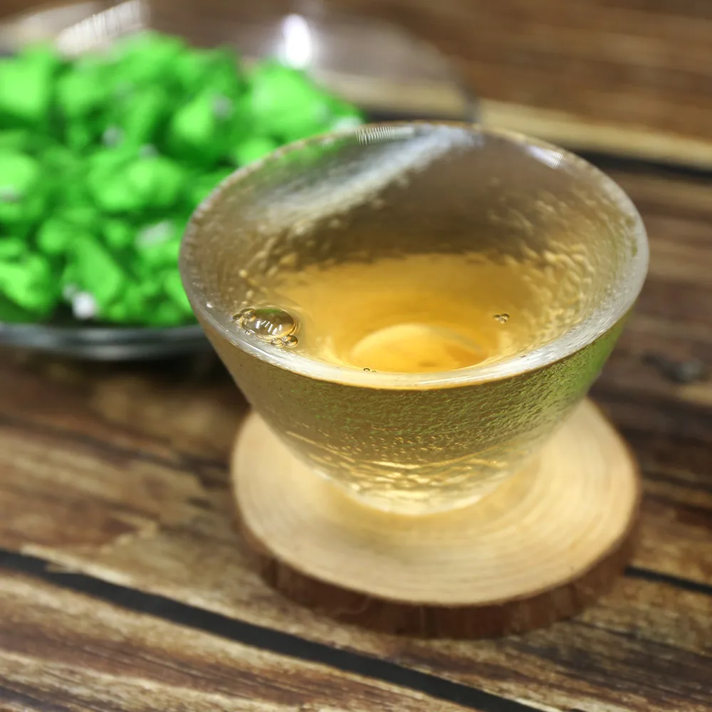 

2011 Shen Pu-erh Chagao Green Foil Packing High Quality Raw Pu-erh Cream Cha Gao