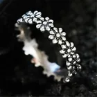 Женские металлические кольца WZFSSP, красивые кольца в виде дикого цветка, маргаритки, мини-цветка, лягушки, модные украшения на палец, подарки, эмо