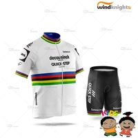 2020 quick step kid cycling clothing children jersey set summer clothes mtb uniform triathlon maillot ropa ciclismo