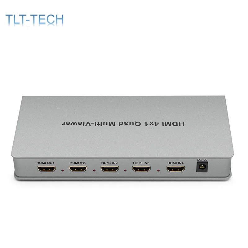 4X1 HDMI мульти-просмотра Quad экран сегментация разветвитель изображения в режиме