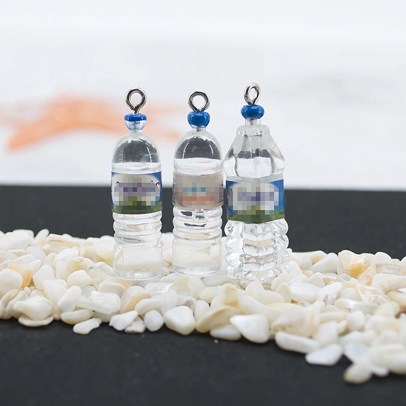 10 шт./лот круглая мини бутылка для минеральной воды сделай сам кабошон из