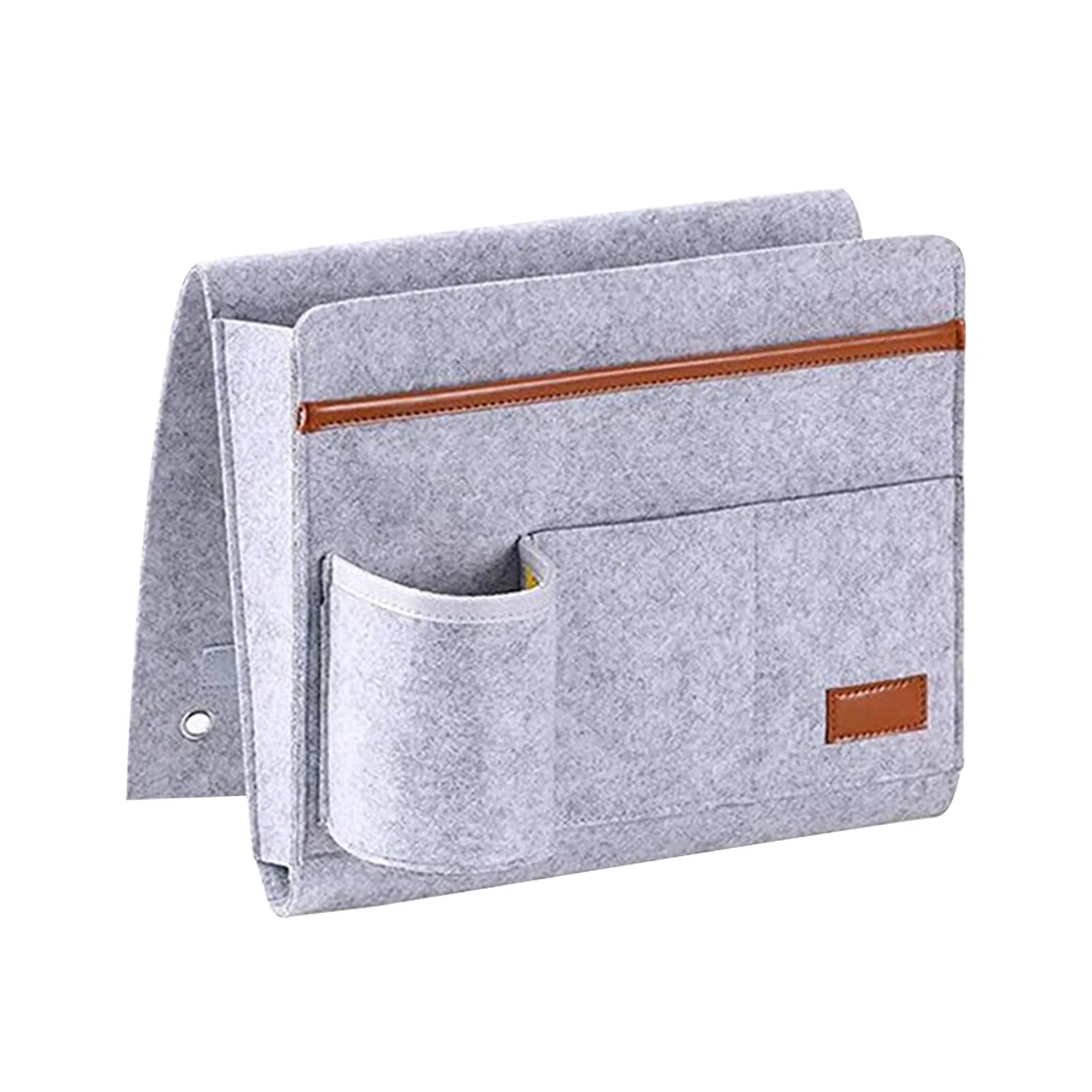 

Felt Bed Sofa Foldable Home Portable Magazines Books Organizer Holding Laptop Chair Hanging Bedside Caddy Bag College Dorm