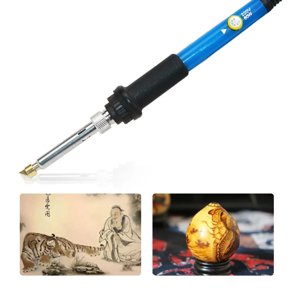 

60W Carving Pyrography Pen Kit Soldering Iron Multitool For An Electrician Electronic Welding Equipment Instruments
