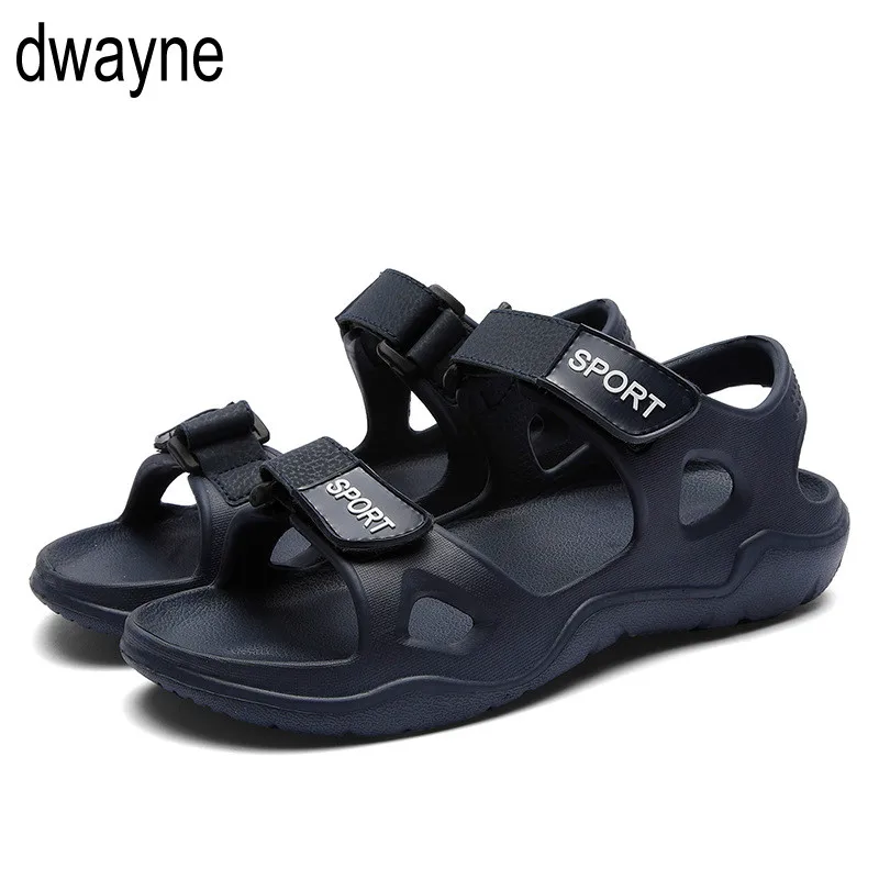 Мужские сандалии на плоской подошве Повседневные Дышащие пляжные спортивные