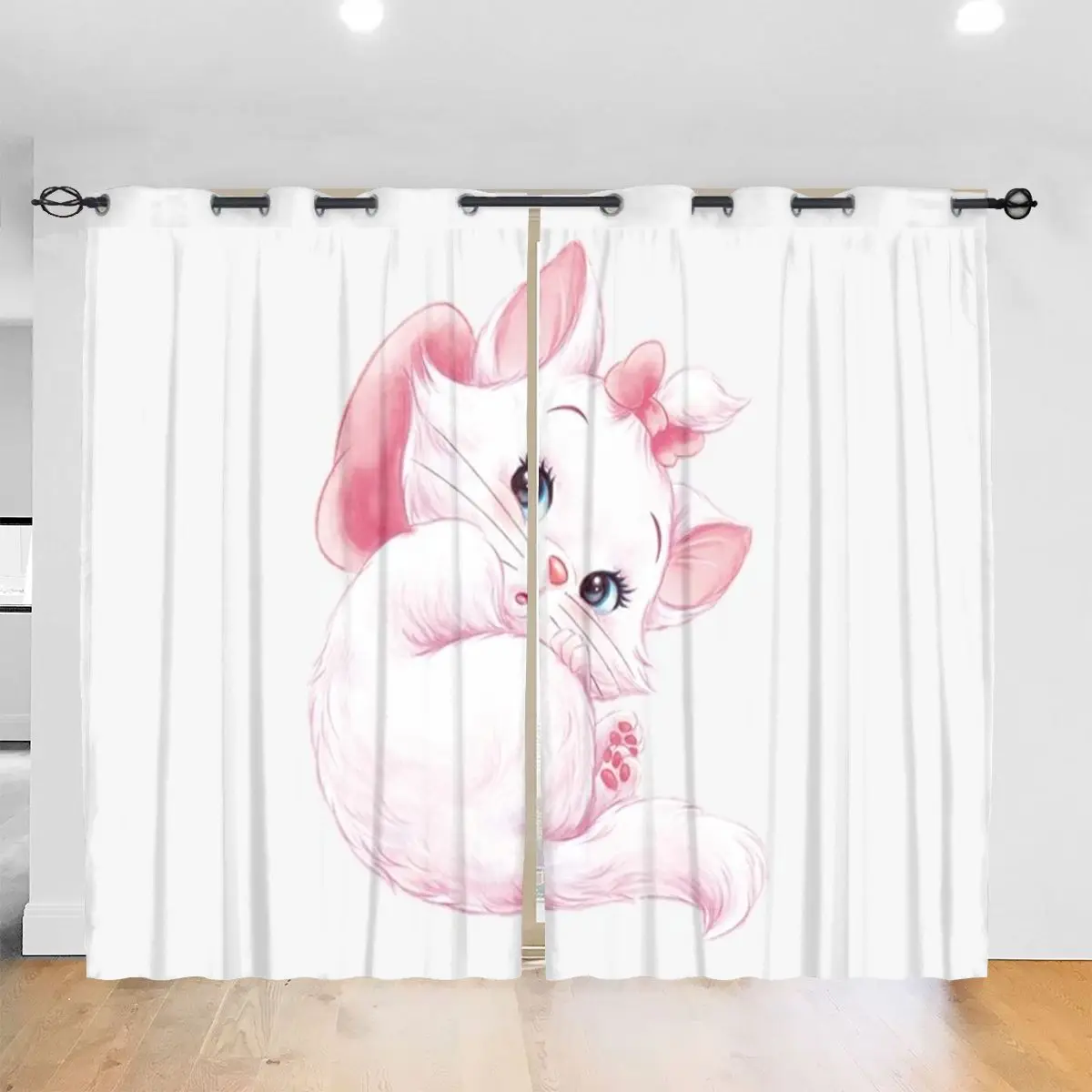 

Занавеска для спальни «аристокоты» 135, занавеска для украшения гостиной и кухни, занавеска-ролик для автомобиля, черная занавеска