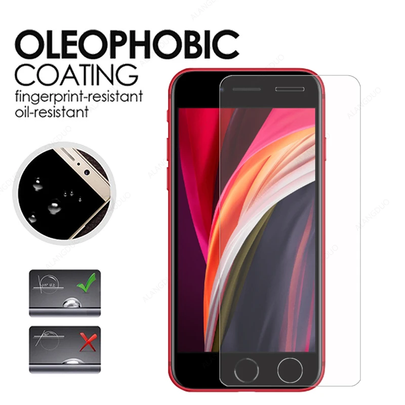 Закаленное стекло 9H для Iphone SE 11 pro Max 7 8 plus 6 6s полная защита экрана iphone X XS XR