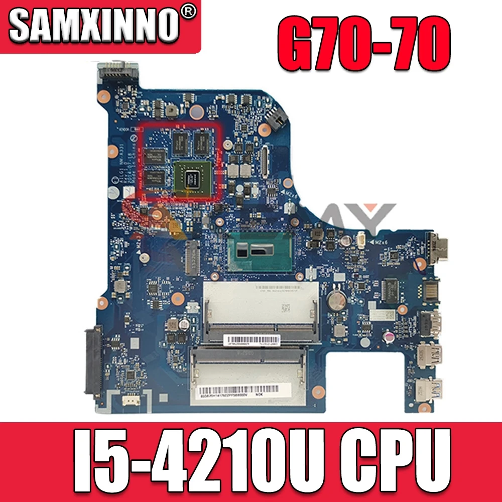 Применимо к G70 70 ноутбук материнская плата I5 4210U номер NM A331 FRU 5B20G89581