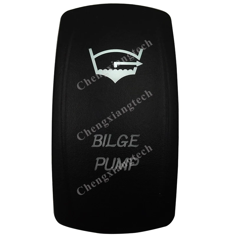 

DC12V 24V Marine Grade BILGE PUMP Rocker Switch White Led lamp 3 Pin ON/OFF SPST Waterproof Rocker Toggle Switch