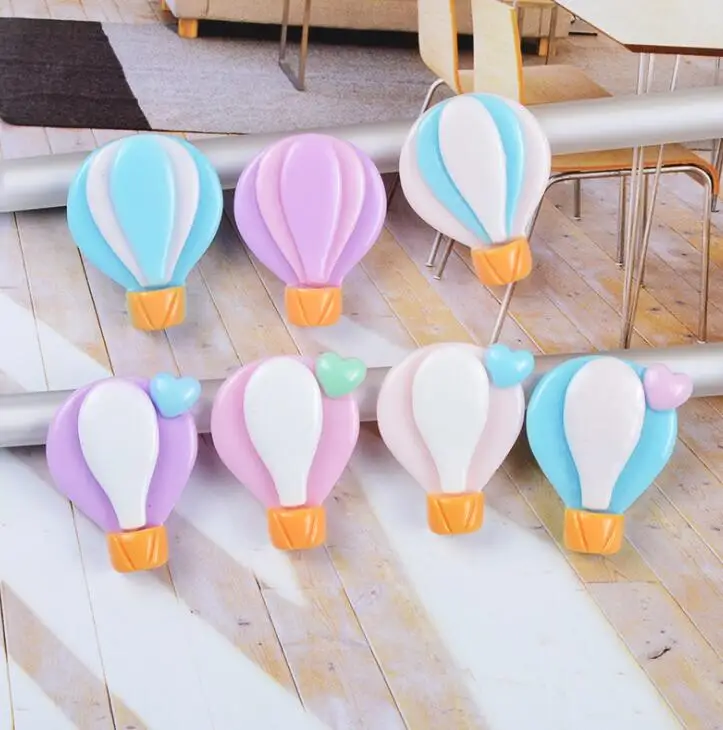 20 шт./лот воздушный шар с плоским основанием полимерные Кабошоны скрапбук сделай