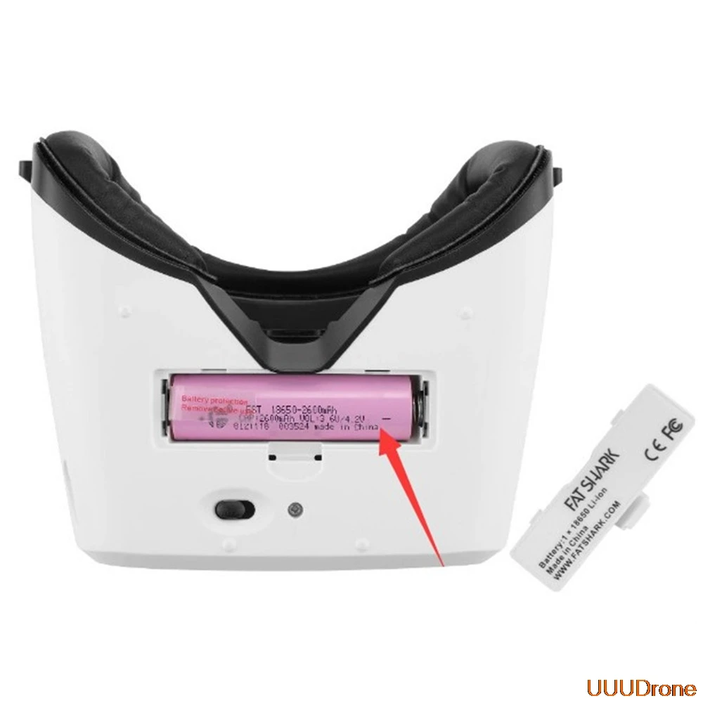 FatShark Recon V3 5,8 ГГц 32CH RaceBand 16:9 4,3 дюймов 55 градусов 800x480 TFT дисплей FPV очки видео гарнитура с батареей