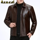 Мужская кожаная куртка Azazel, весенняя куртка из овечьей кожи, LXR580, 2020