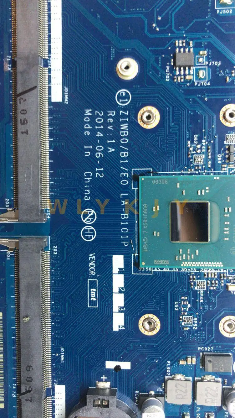 ZIWB0/B1/E0 LA-B101P подходит для материнской платы ноутбука Lenovo B50-30 CPU N2830 GT820M (без
