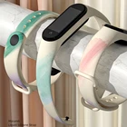 Браслет для Xiaomi Mi band 6 5 цветной силиконовый ремешок для Mi Band 4 3 для Amazfit 5 Аксессуары для часов Starp