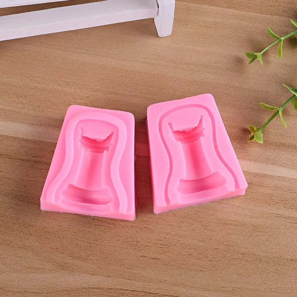 6 шт. 3D Международная формочка в виде шахматных фигур полимерный корпус украшения