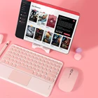 Сенсорная Bluetooth клавиатура мышь для Lenovo P11 P12 Pad Pro Tab 2 3 4 5 8 10 Plus Pro M10 FHD P10 P8 E7 E8 E10 Yoga Book Tablet