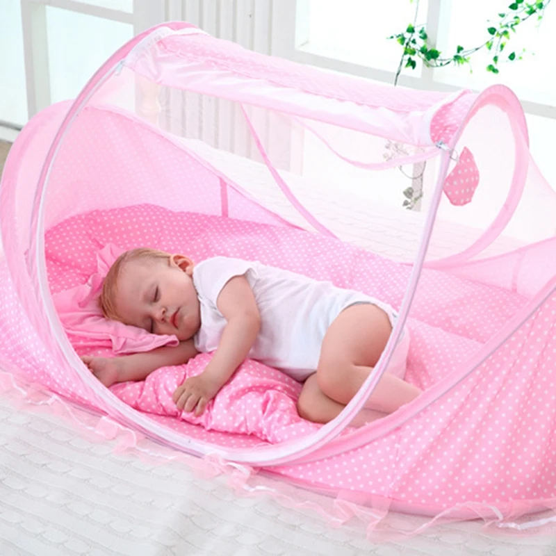 От 0 до 3 лет детская кровать палатка кроватка матрас портативный складной