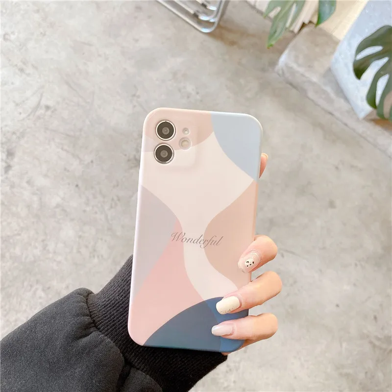 

Art Luxury Silicone Soft Phone Case For iPhone 7 8 Plus 2020 SE X XR XS Max Cover Fundas 11 11Pro Max 12 12Pro Max Pro Mini Case