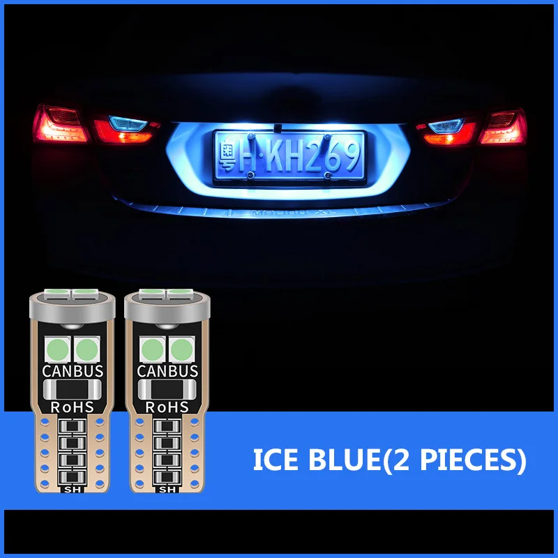 10 шт. Автомобильный светодиодный купольный светильник с can bus T10 W5W для Renault Duster Megane