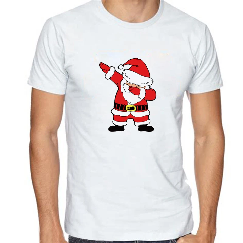 1 предмет футболки для всей семьи с изображением Санты на Рождество Одежда