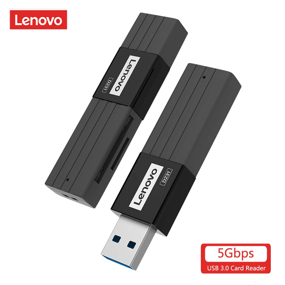 Устройство для чтения карт памяти Lenovo D231 5 Гбит/с USB 3 0 Гбит/с|Картридеры| |