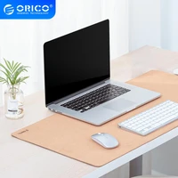 orico large mouse pad double side natural cork desk pad gaming mousepad anti slip waterproof desk mat keyboard pad for pc laptop