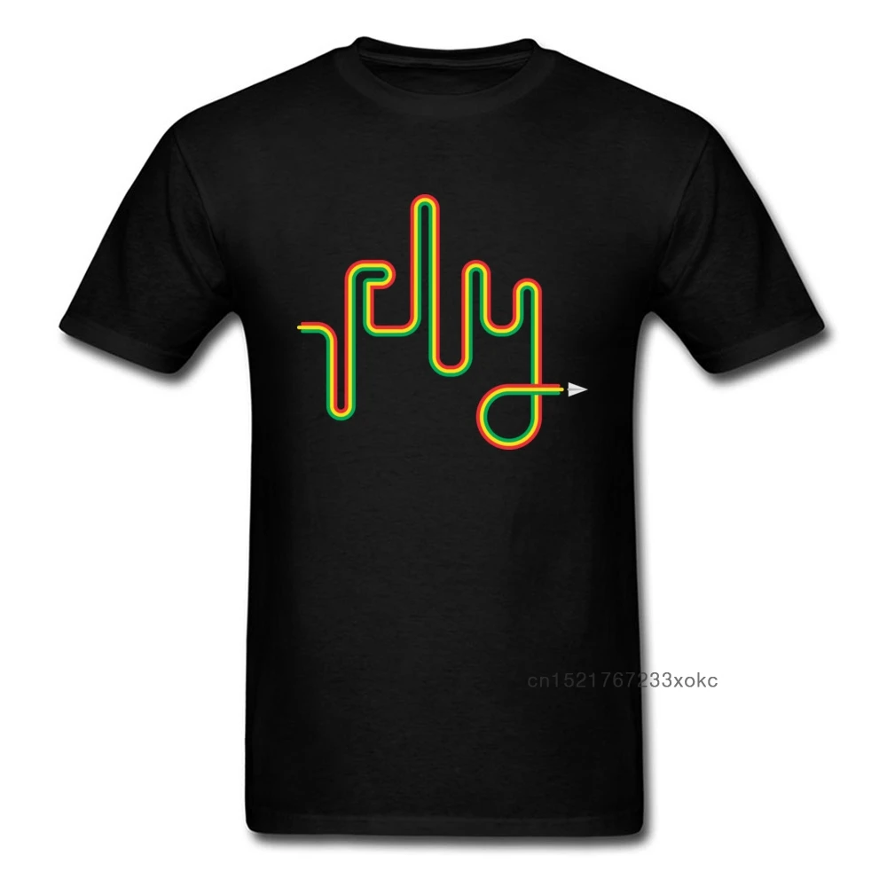 Мужская Тонкая футболка Fly 2018 черная Дизайнерская с надписью и принтом бумажного самолета футболки простая