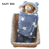 easy big 7886cm 10 types warm thicken cute baby swaddle infant wrap envelope blanket newborn sleep bag sleepsack
