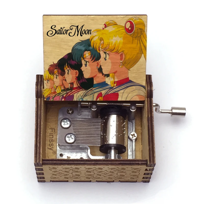 

Anime Sailor Moon Music Box Music Theme Moonlight Densetsu Caixa De Musica A Girls Birthday Present Valentine's Day Gift Boxs